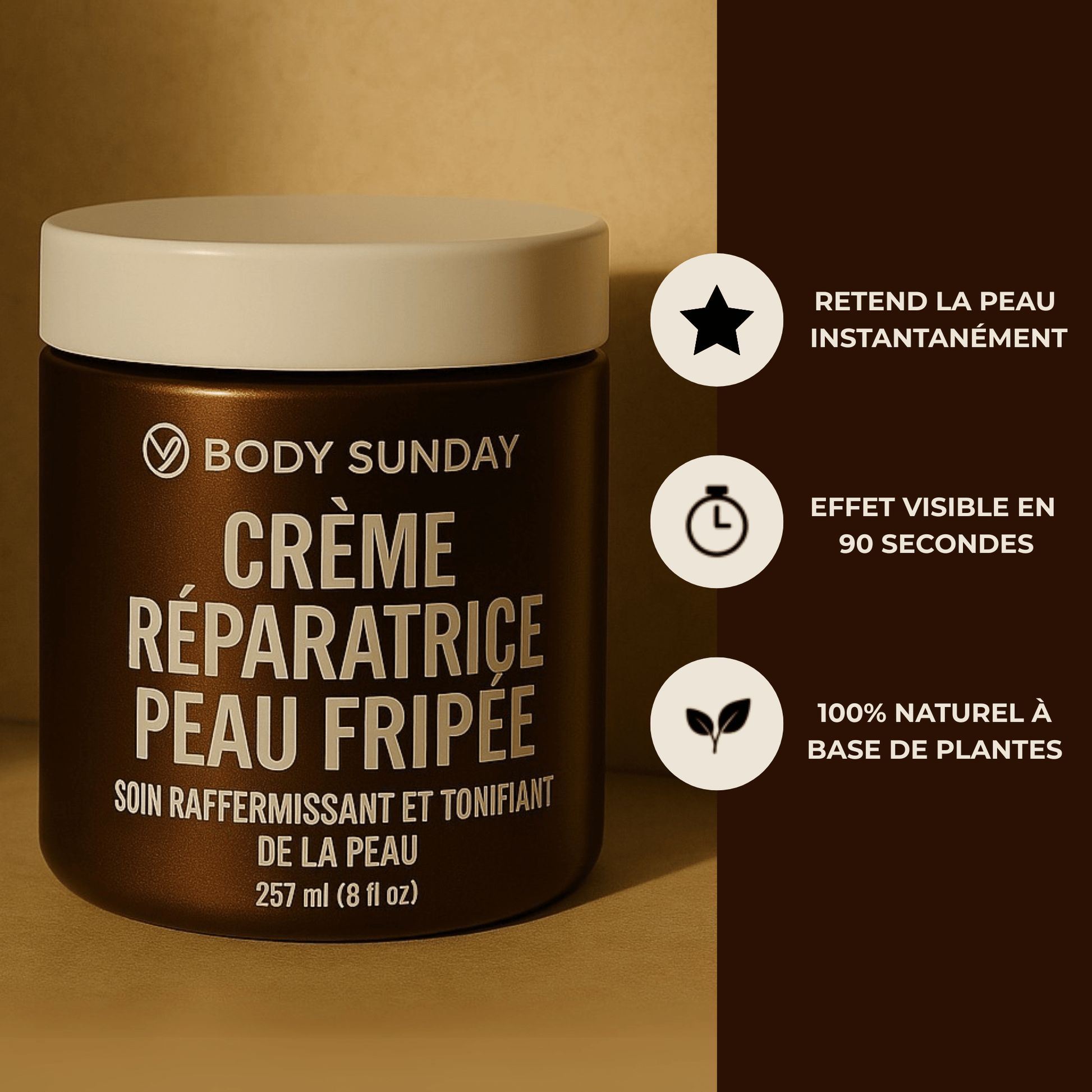 Crème réparatrice peau fripée - Body Sunday