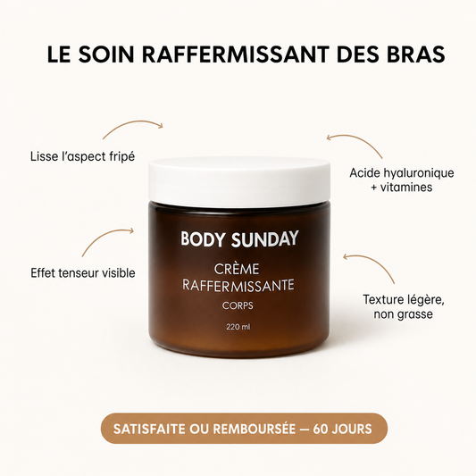 Crème réparatrice peau fripée - Bras