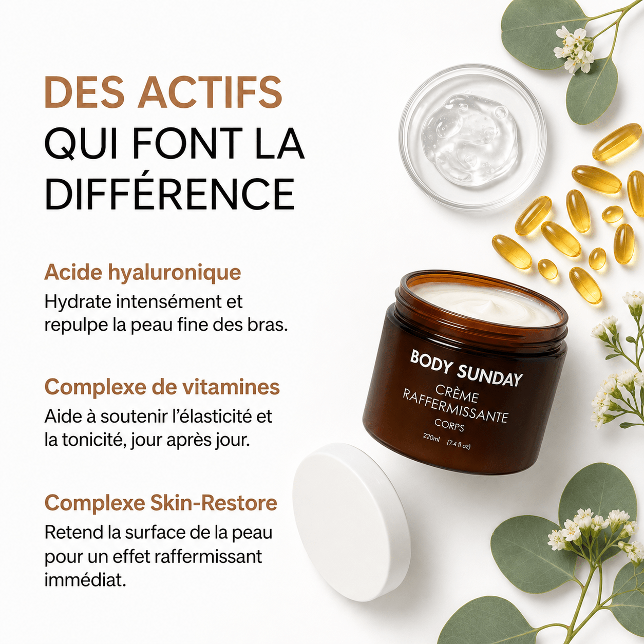 BODY SUNDAY CRÈME RAFFERMISSANTE PEAU FRIPÉE - Body Sunday