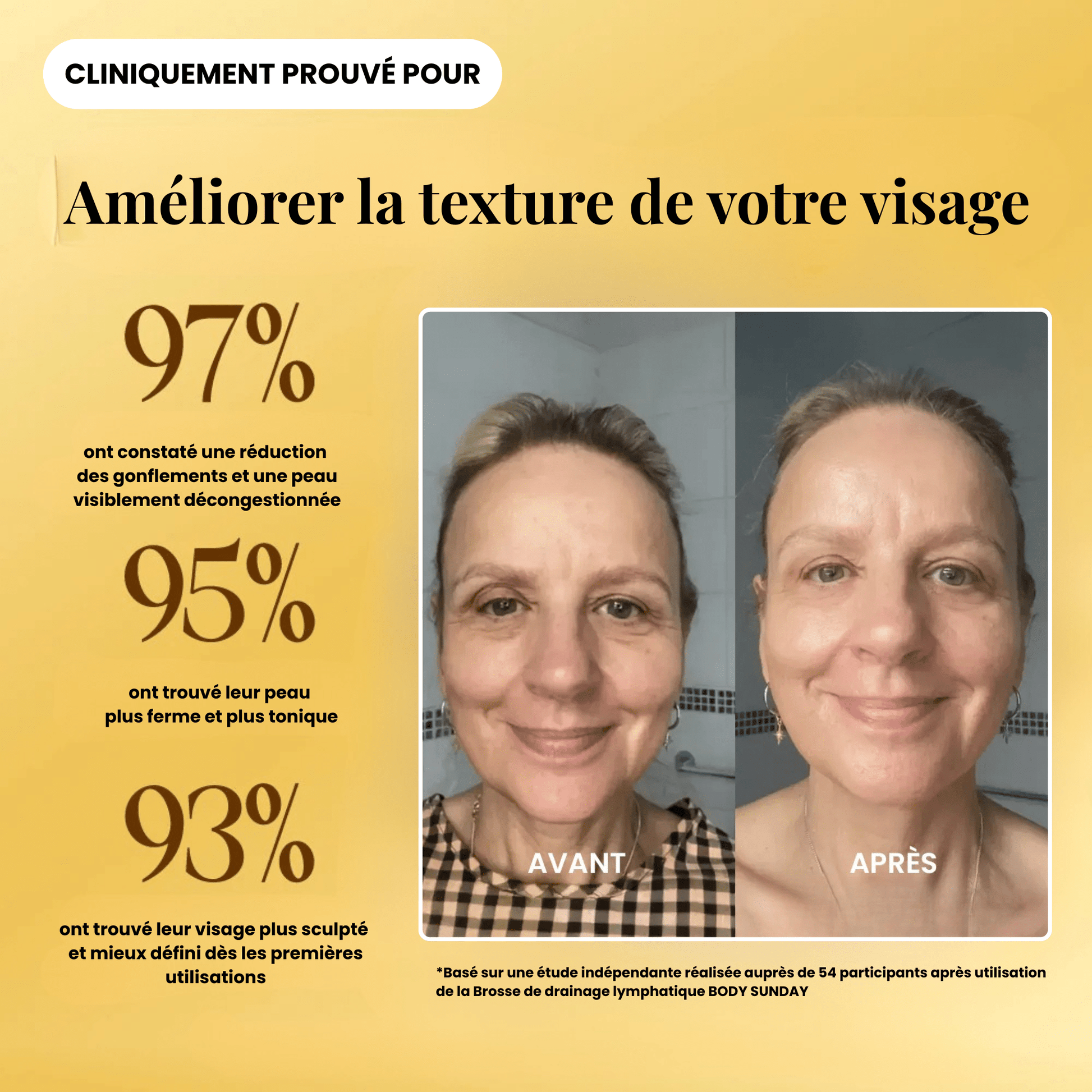 Brosse de drainage lymphatique - Body Sunday