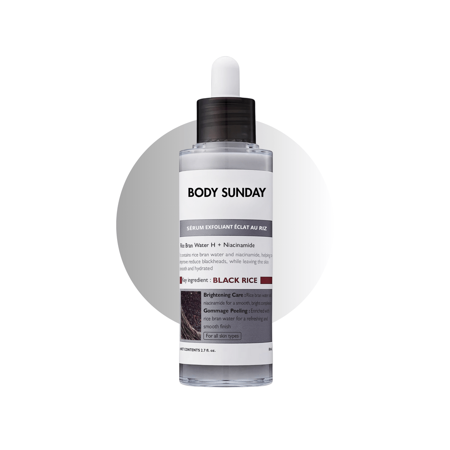 Sérum Exfoliant Éclat au Riz - Body Sunday