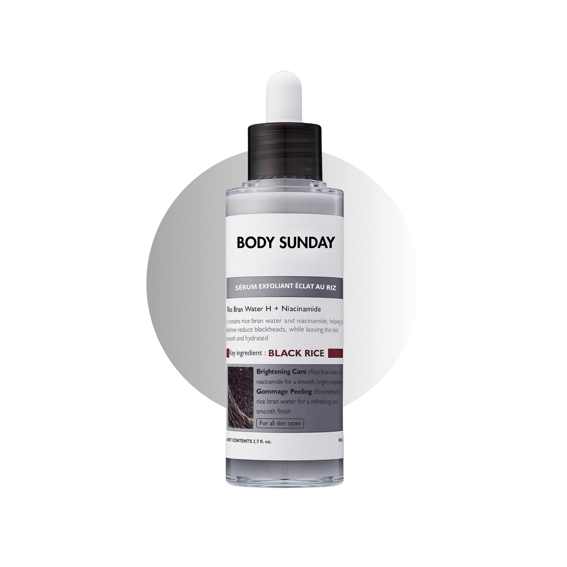 Sérum Exfoliant Éclat au Riz - Body Sunday